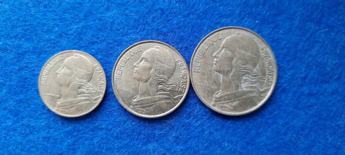 FRANTA 5 10 20 CENTIMES 1996 SET