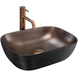 Lavoar pe blat Rea Belinda COPPER BRUSH / Black