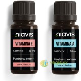 Pachet Vitamina E 10ml + Vitamina A pentru Uz Cosmetic 10ml