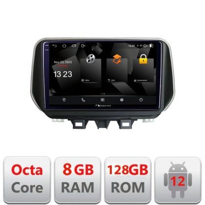 Navigatie HHyundai Tucson 2019 Quad Core 5960Pro-1135 Android Octa Core Qualcomm 2K Qled 8+128 DTS DSP 360 4G Optical CarStore Technology