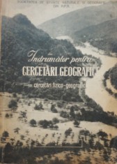 Indrumator pentru cercetari geografice - cercetari fizico geografice foto