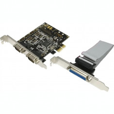 CARD adaptor LOGILINK PCI-Express la 2 x SERIAL DB9M.+ 1 x PARALEL &amp;amp;quot;PC0033&amp;amp;quot; foto