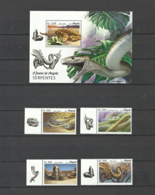 ANGOLA 2018 FAUNA REPTILE SERPI foto