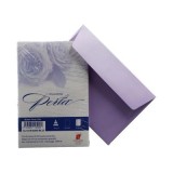 Plic color pentru invitatie Colorarte Perla, lila perlat, 120g/mp, 120x180mm, set 25 buc