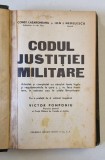CODUL JUSTITIEI MILITARE de COSNT. LAZARONEANU si ION I.NEDELESCU * LEGATURA VECHE