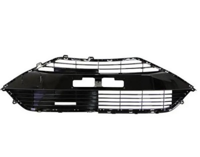 Grila bara protectie, spoiler Toyota Aygo, 2018-12.2022, montare fata, Negru lucios, RapidAuto foto