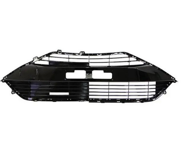Grila bara protectie, spoiler Toyota Aygo, 2018-12.2022, montare fata, Negru lucios, RapidAuto