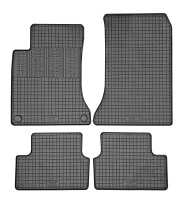 Set covorase auto din cauciuc Mercedes Clasa A (W176) 2013-2018; Clasa CLA C117 2013-2019; Clasa B W246 2011-2019; Clasa GLA X156 2014-2020, Negre Aut foto