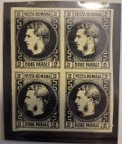 Romania 1866 - Regele Carol I, 2par, bloc, MNH** stare excelenta