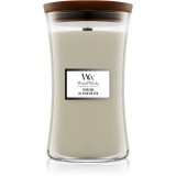Woodwick Fireside Au Coin Du Feu lum&acirc;nare parfumată cu fitil din lemn 609.5 g