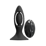 Vibrator Anal Renegade V2, Negru, 11 cm, NS Toys