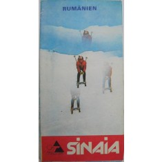 Sinaia. Pliant turistic in limba germana