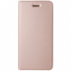 Husa tip carte cu stand Dux Ducis Skin Pro Series roz auriu pentru Huawei Y5p