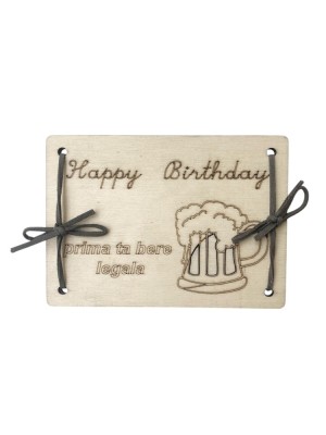 Felicitare gravată foto