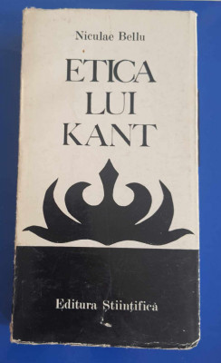 Etica lui Kant - Nicolae Bellu foto