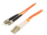 Patch cord fibră OM2 LC/UPC-ST/UPC 5m portocaliu