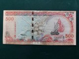 Bancnota 500 rufiyaa 2006 Maldive.