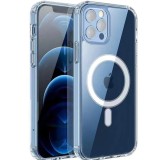 Husa De Protectie Pentru Iphone 14 Pro Max, Clear Case, CRISTALIS SALE&trade; Antishock, Magsafe, Transparent