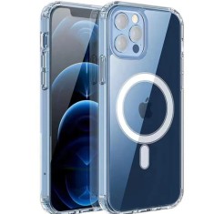 Husa De Protectie Pentru Iphone 15 Pro Max, Clear Case, CRISTALIS SALE&trade; Antishock, Magsafe, Transparenta