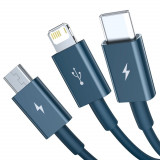 Cablu tip C, iPhone, Micro-USB 3.5A, 1.2m