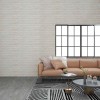 Panouri de perete 3D, model cărămidă, alb, 10 buc., EPS