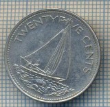 AX 454 MONEDA - BAHAMAS -25 CENTS -ANUL 2000 -STAREA CARE SE VEDE, Europa