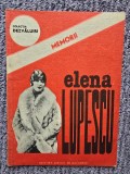 MEMORII - ELENA LUPESCU (1990) 22 pagini, stare buna
