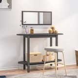 VidaXL Masă consolă, gri, 110x40x80 cm, lemn masiv de pin