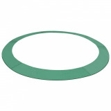 vidaXL Bandă de siguranță trambulină rotundă de 4,57 m, verde, PE