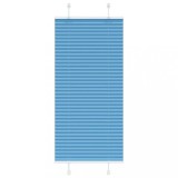 vidaXL Jaluzea plisată Albastru 55x150 cm Lățime țesătură 54,4 cm