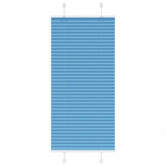 vidaXL Jaluzea plisată Albastru 55x150 cm Lățime țesătură 54,4 cm 4015185