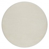 Covor baie SANTA cerc simplu, anti-alunecare, moale - alb, koło 50 cm