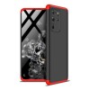 Husa Shield 360 BestMobile Samsung Galaxy S20 Ultra, Policarbonat, Negru/Rosu, Carcasa