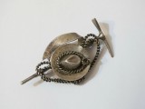 Insigna brosa piept metal - palarie franghie si piolet