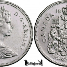1973, 50 Cents - Elisabeta a II-a - Canada | KM 76.1