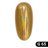 Cumpara ieftin Pigment unghii Holographic Gold G65