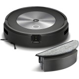 Robot de aspirare cu mop, iRobot Combo j5, j517840, sistem de curatare Aeroforce in 4 etape, recipient lavabil, ocoleste obstacolele - PrecisionVision