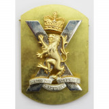 Bnk ins Marea Britanie - Insigna regiment - Royal Regiment of Scotland Cap Badge, Europa