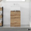 VidaXL Dulap pentru Chiuvetă Stejar Artizan 40x37x59 cm Lemn Prelucrat
