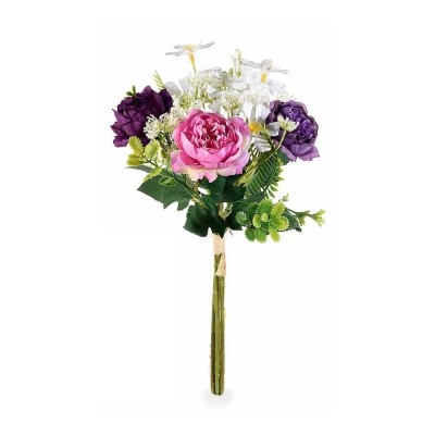 Buchet flori artificiale multicolore 36 cm foto