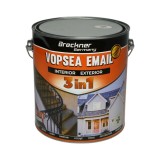 Vopsea email anticoroziva 3 in 1 alb glacier 369 pe baza de solvent 3.5L, direct pe rugina, interior si exterior Breckner Germany