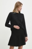Answear Lab cardigan de lana culoarea negru