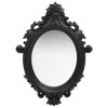 VidaXL Oglindă de perete &icirc;n stil Castle, negru, 56 x 76 cm 320359