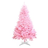 Cumpara ieftin Brad Artificial Roz 200cm, Suport Alb, Ramuri Flexibile - Decoratiuni Craciun, ProCart