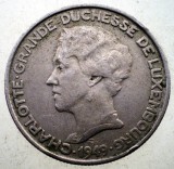 1.727 LUXEMBURG LUXEMBOURG CHARLOTTE 5 FRANG FRANCS FRANCI 1949