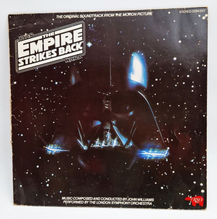 LP : JOHN WILLIAMS - Star Wars. The Empire Strikes Back _ vinyl VG+ 1980