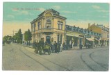 2406 - GALATI, Market, Pharmacy, Romania - old postcard - used, Circulata, Printata