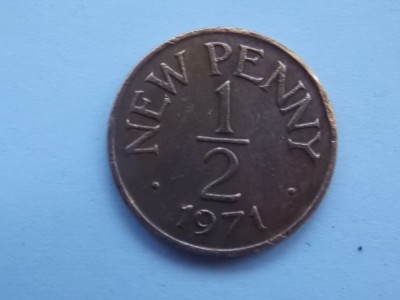 1/2 NEW PENNY 1971 GUERNSEY foto