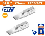 WADFOW - SET BITI SL6.5 25MM - 2 BUC PowerTool TopQuality