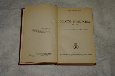 Gelozie si medicina - Mihai Choromanski - 1935 foto